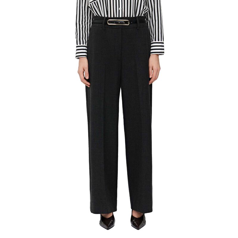 Veronika Maine Houndstooth Check Wide Leg Pant image number 0